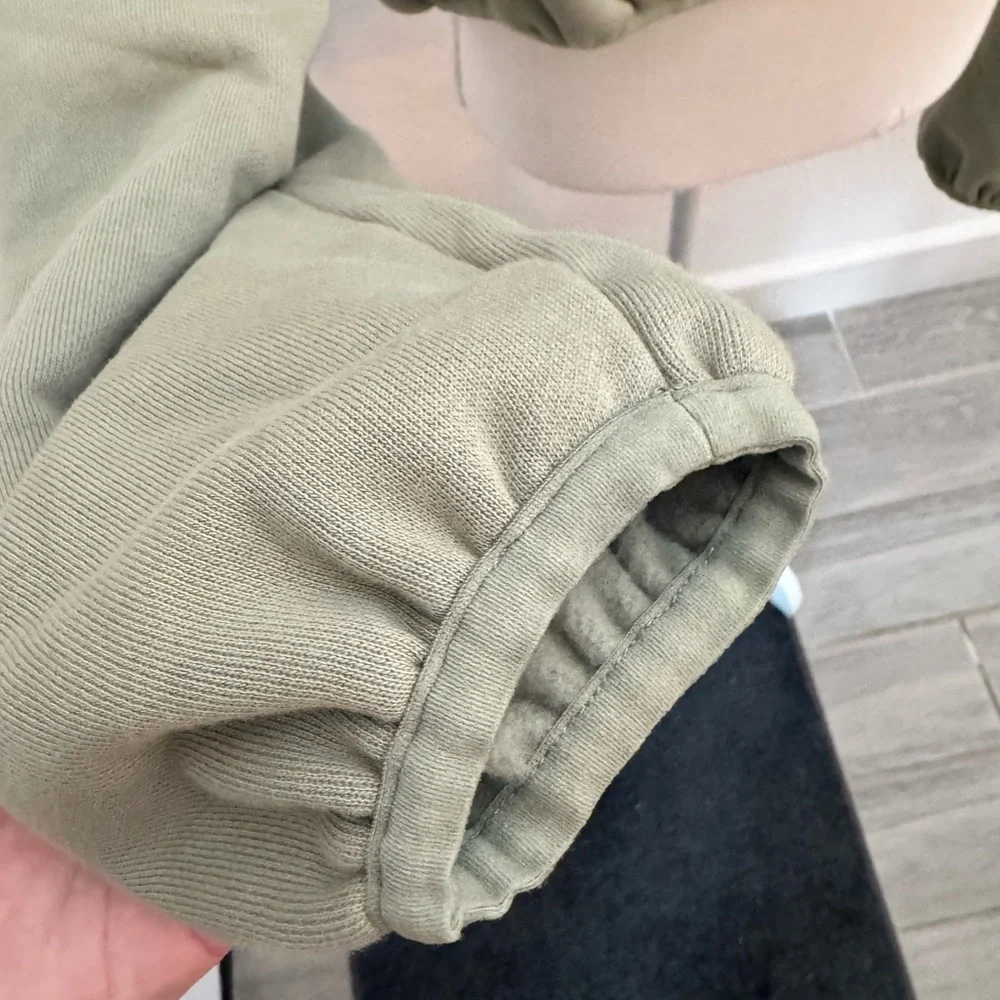 KBB By KAHLANA Sage Green Women's Zip-Up Hoodie NWOT - Picture 7 of 8